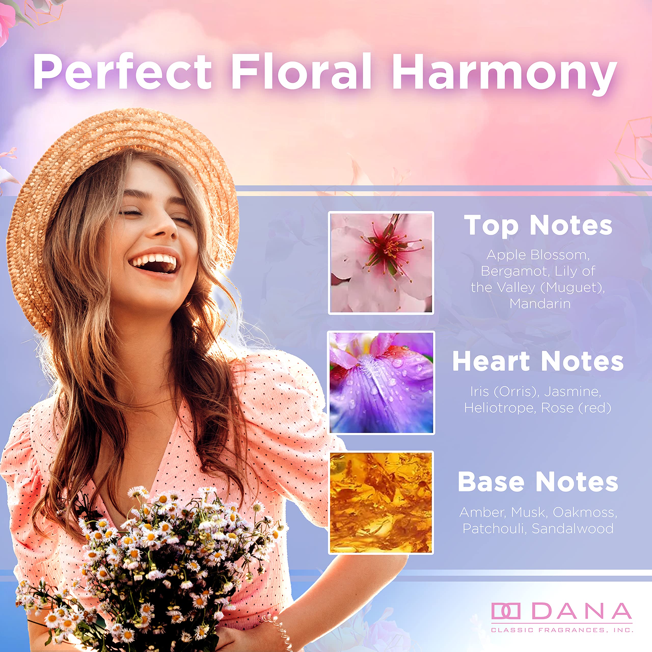 Dana Heaven Sent wood tones display highlights warm, inviting aroma.