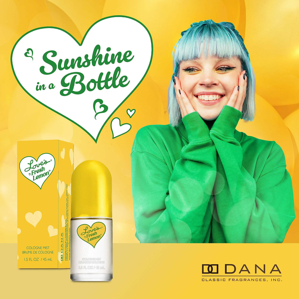 Dana Love's Fresh Lemon bottle-front evokes nostalgic citrus vibe for everyday wear