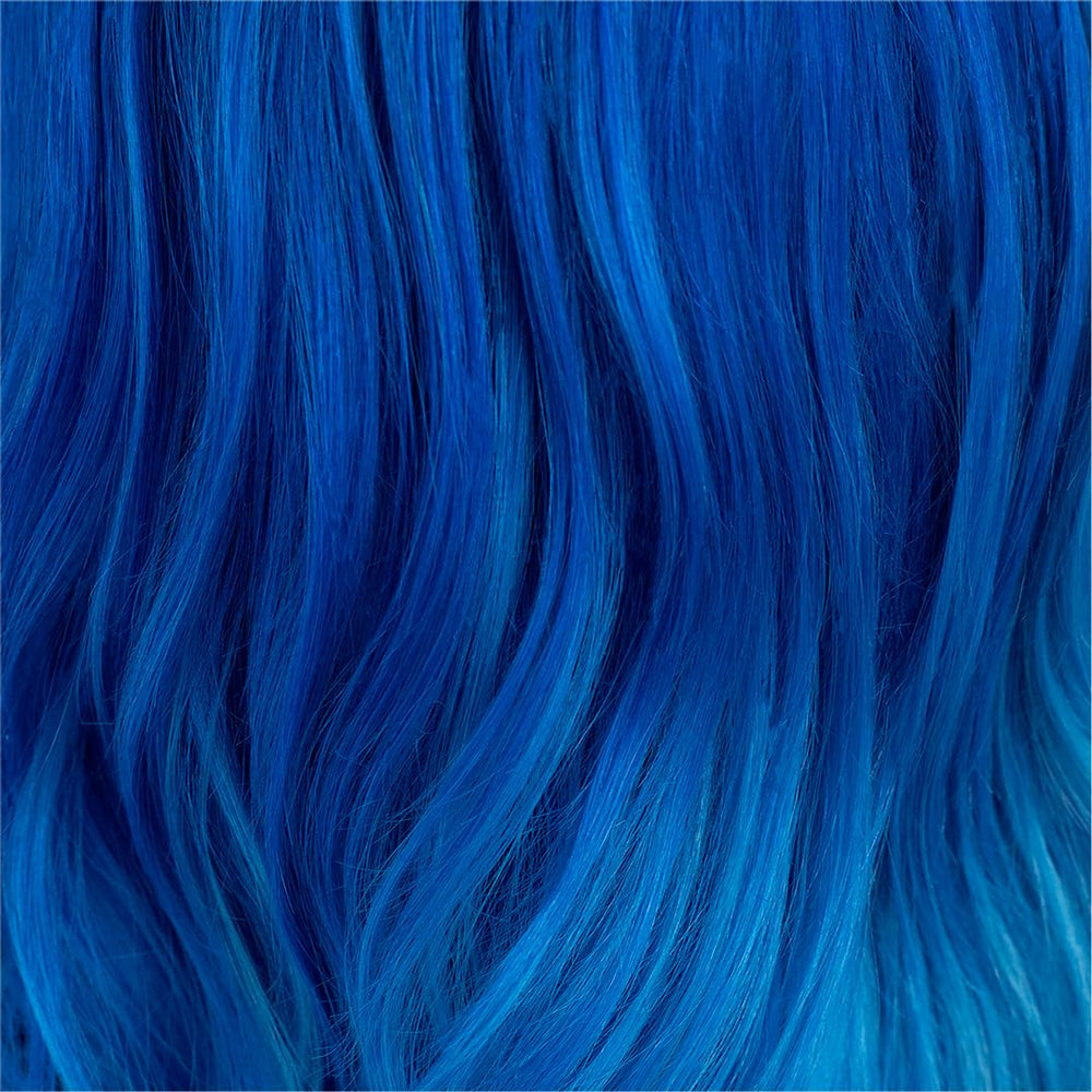 Danger Jones Solitude Blue no-ammonia/peroxide formula emphasizes gentler experience on hair.