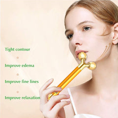 DANGSHAN 3D roller diamond-cut surface shown for precise facial contouring.