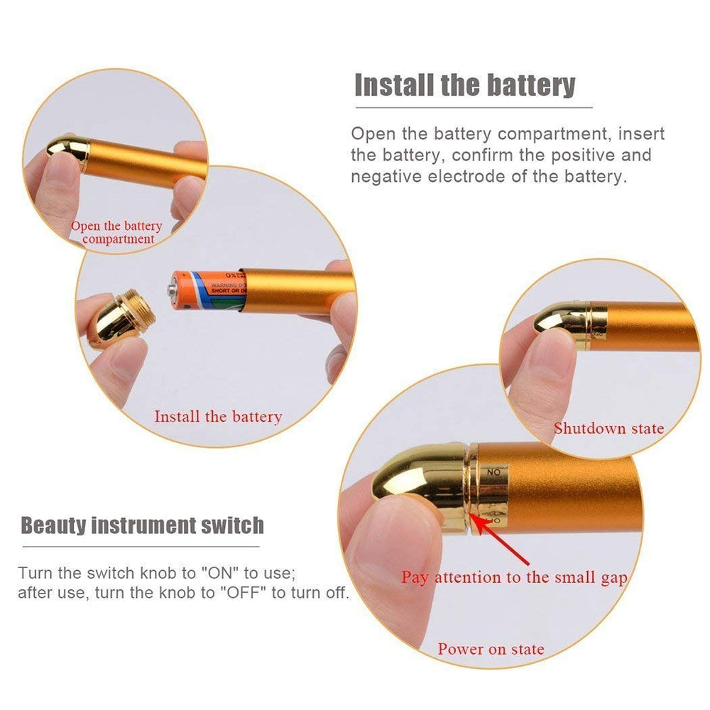 DANGSHAN battery-instruction insert guiding AA battery placement.