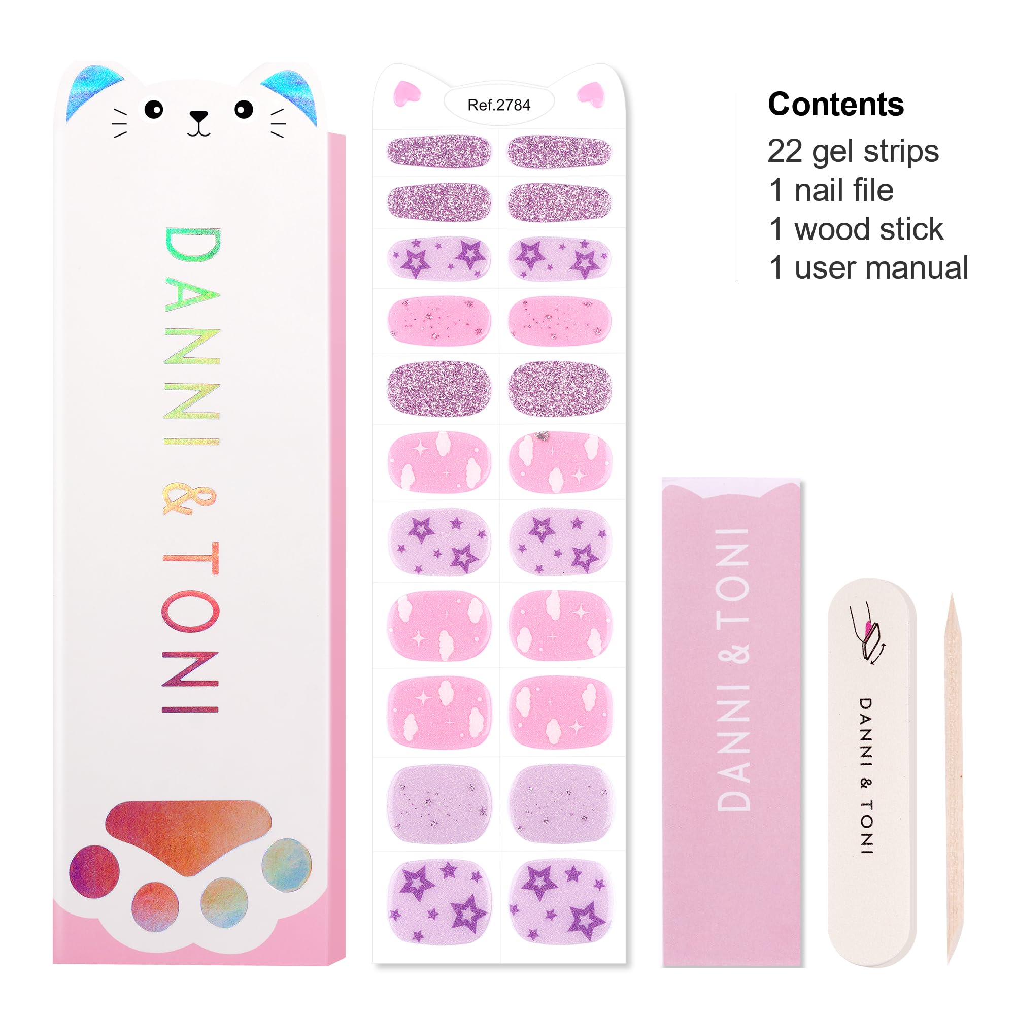 DANNI & TONI Stars design encourages imagination with easy removal.