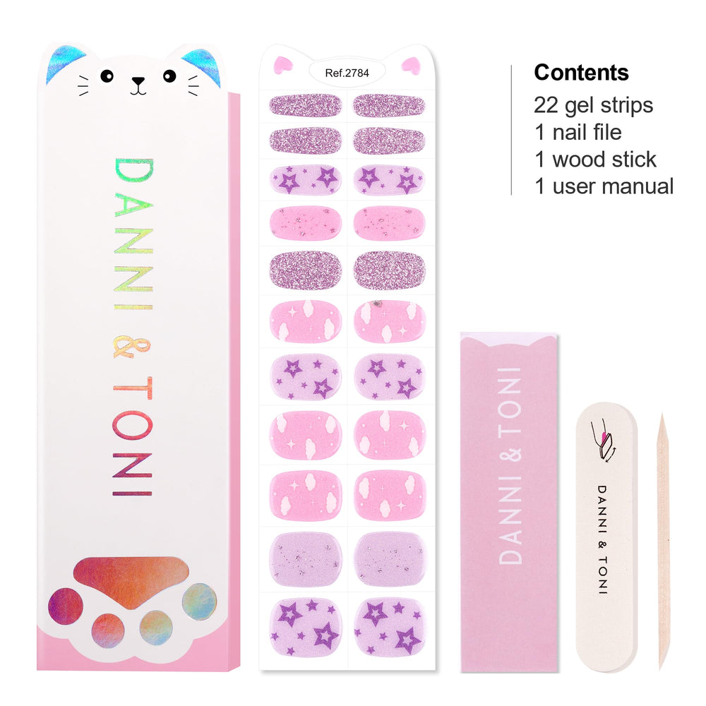 DANNI & TONI Stars design encourages imagination with easy removal.