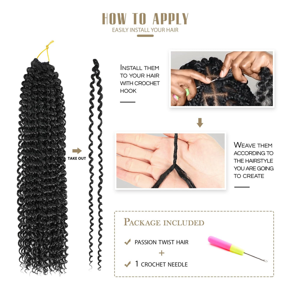 Dansama 18-inch Passion Twist offers versatile styling with long-lasting performance.