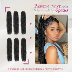 Dansama Passion Twist with crochet needle included enables quick, neat installation.