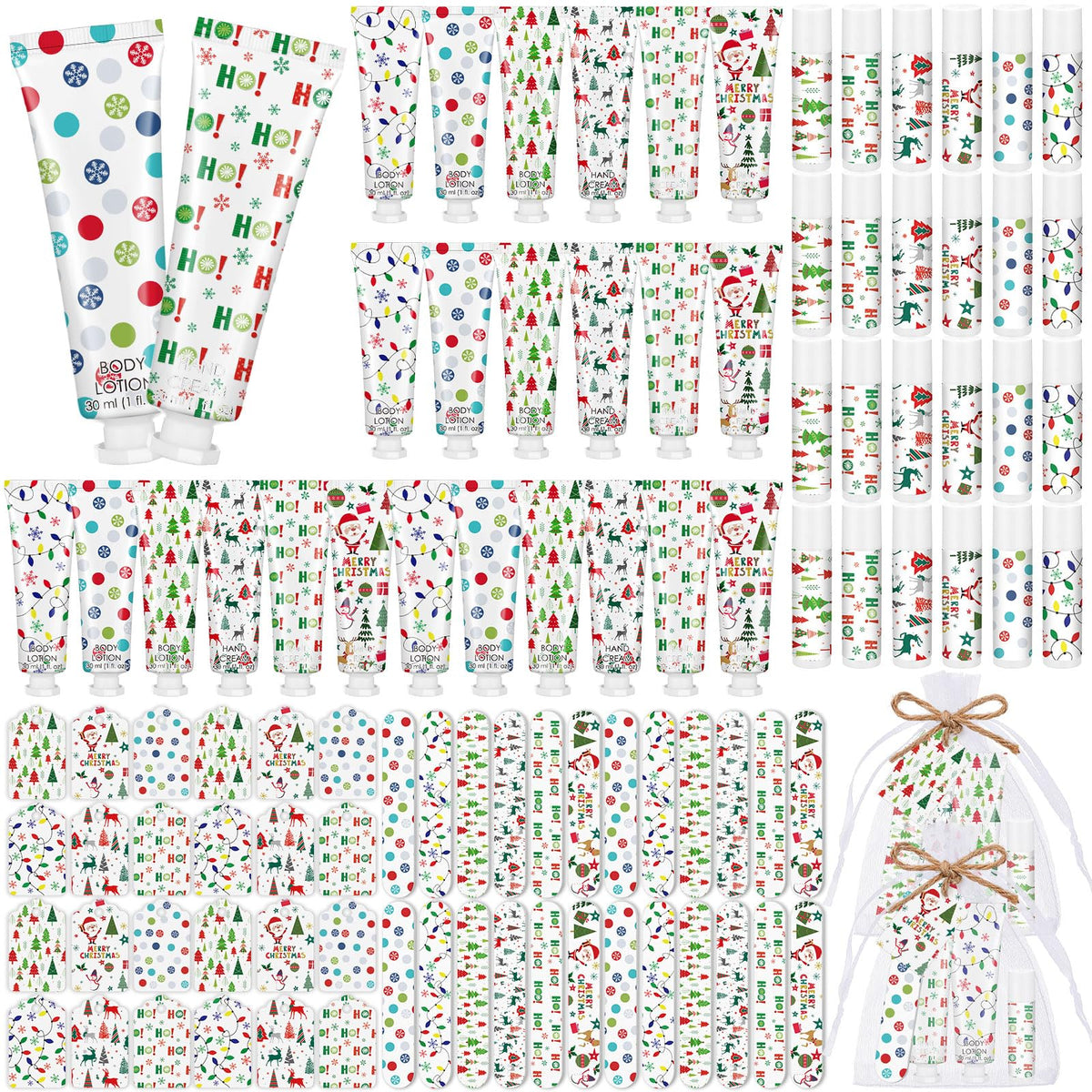 Dansib Christmas hand cream tubes display for daily hand care and gifting