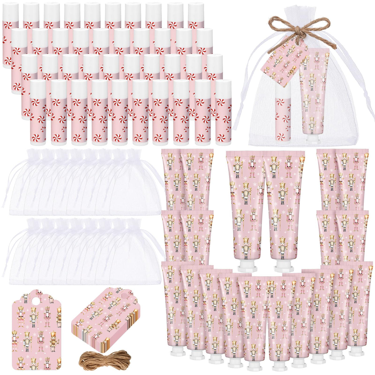 Dansib Nutcracker hand cream pink theme, a moisturizing festive gift for guests