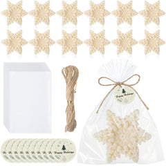 Dansib snowflake soap bars pack for gifting and gentle cleansing.