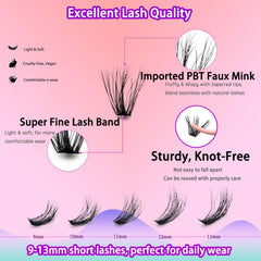 DAODER lashes natural-look 3D fluffy design delivers lightweight comfort.
