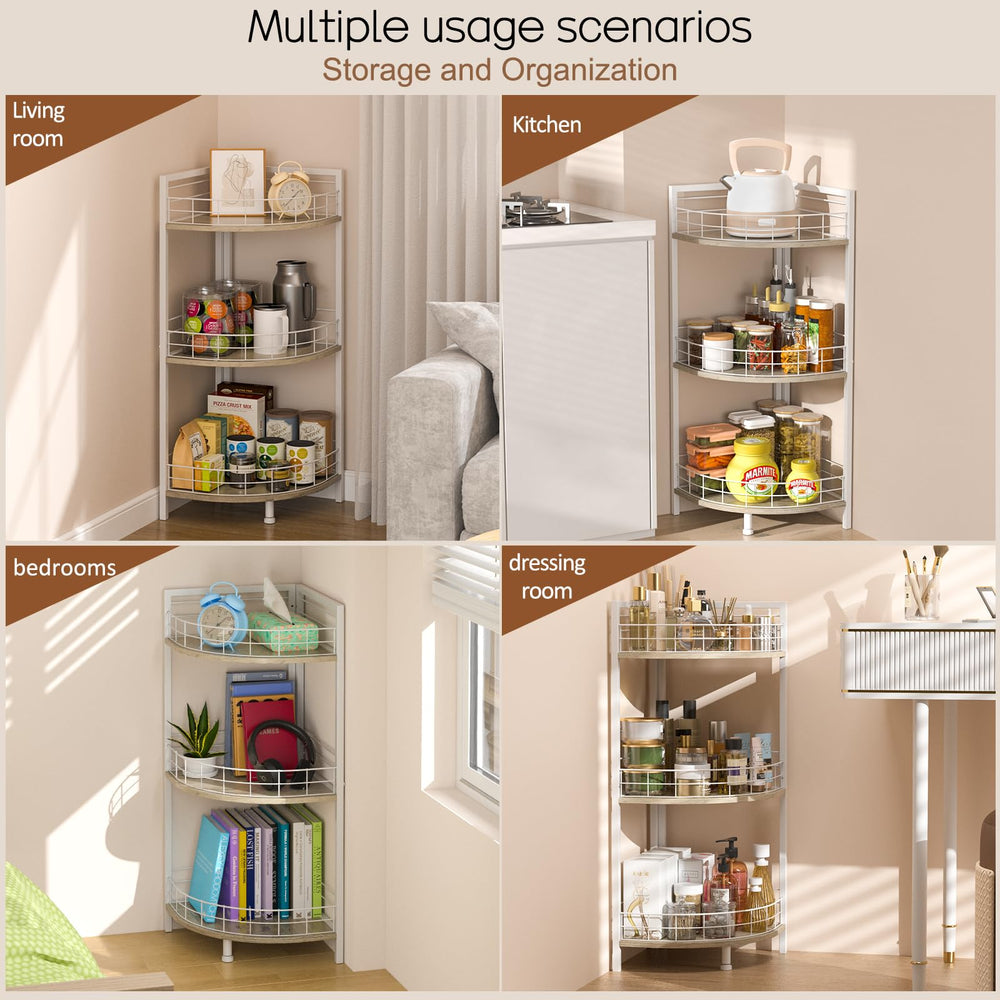 DAOUTIME versatile storage for bathroom kitchen and vanity spaces.