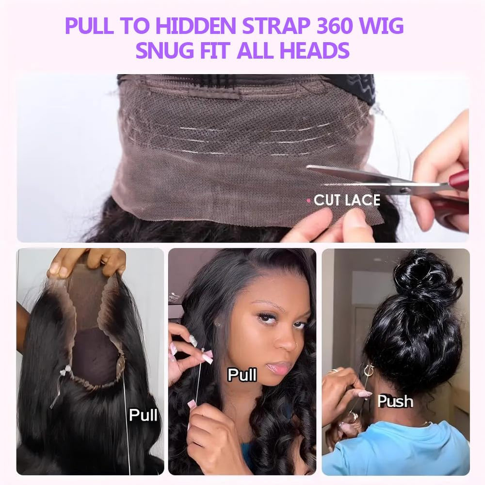 Daparo hd transparent lace closeup shows invisible knots for realistic scalp.