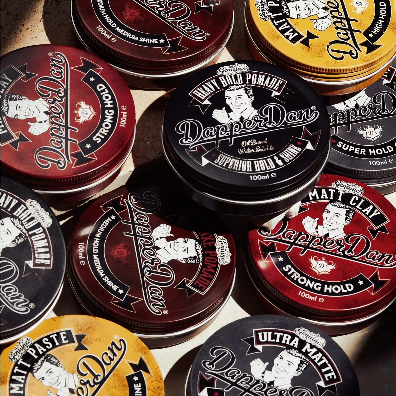 Dapper Dan Deluxe Pomade washout easy image highlights quick refresh and minimal buildup.