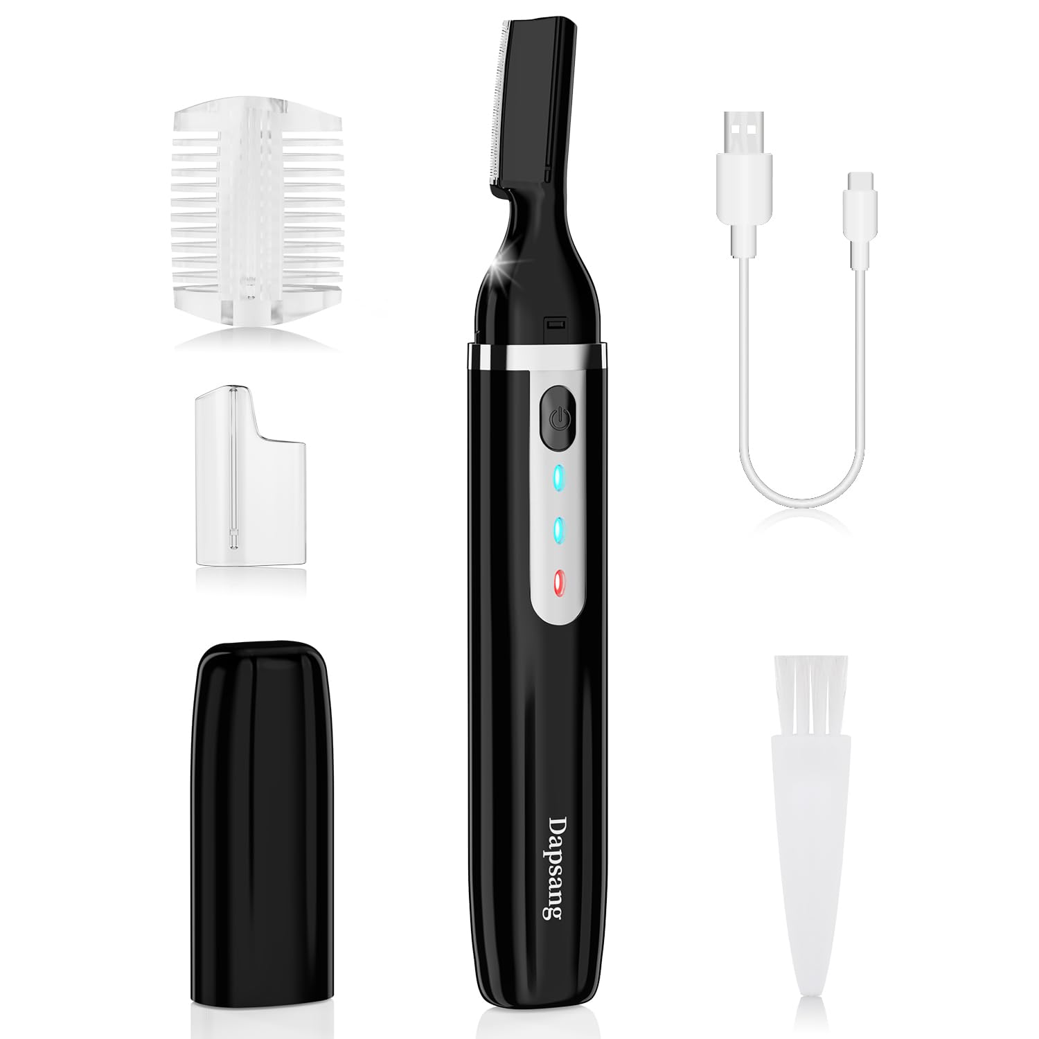 Dapsang Eyebrow Trimmer compact design for quick, on-the-go grooming.