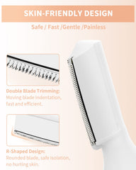 Dapsang Eyebrow Trimmer LED-light aids in precise hair removal.