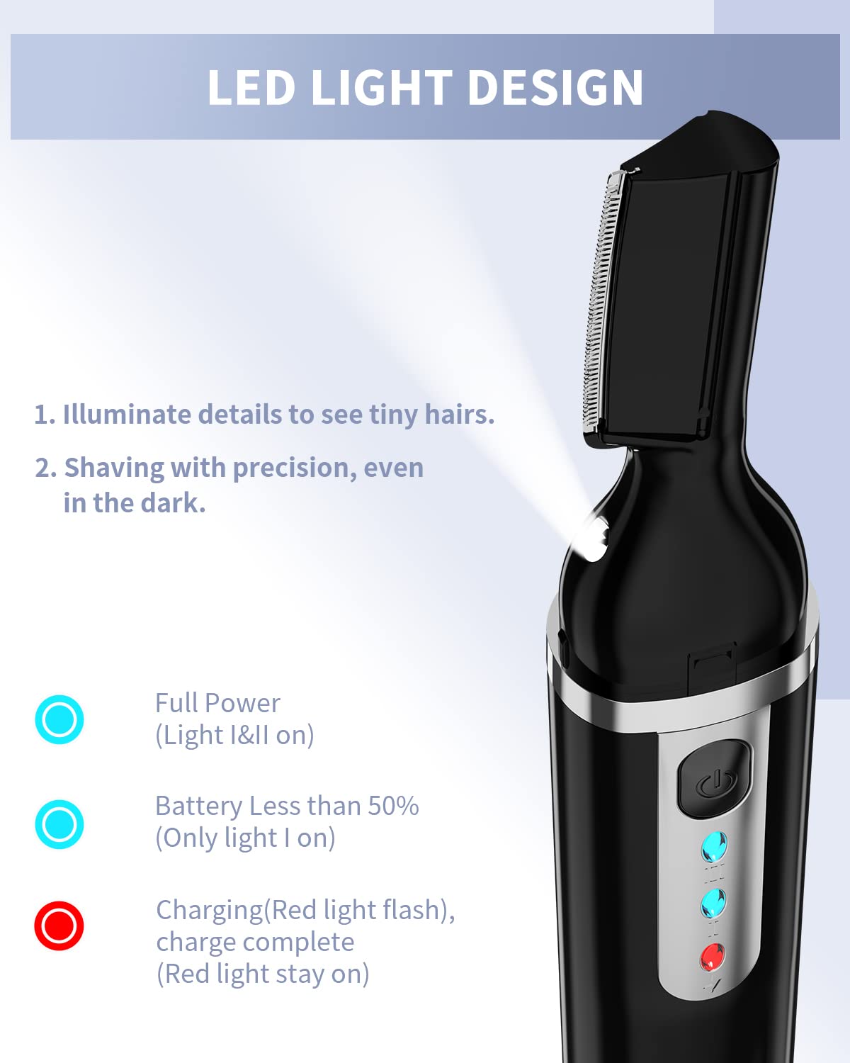 Dapsang Eyebrow Trimmer with multi-function head for brows and more.