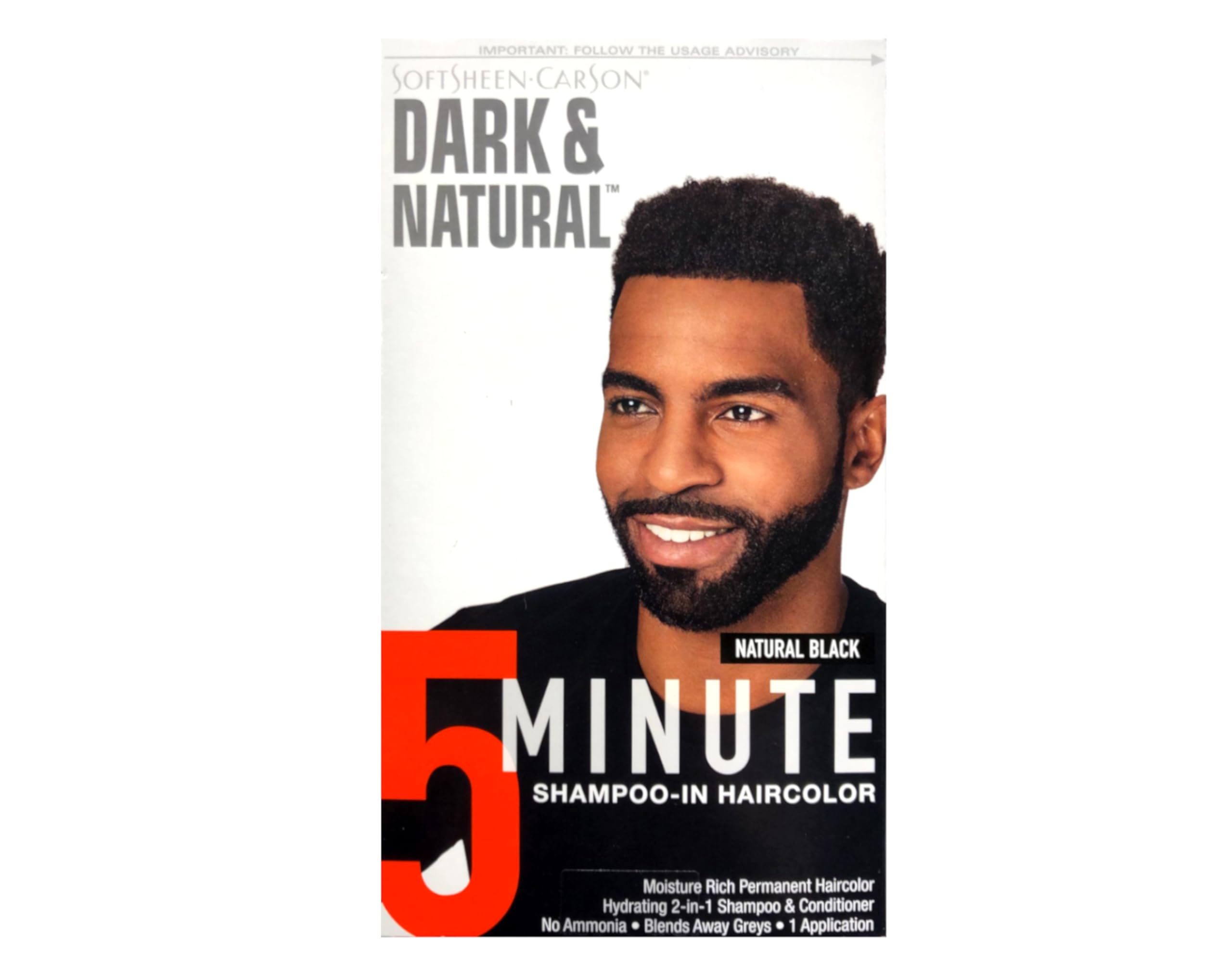 Dark & Natural Color for Men Natural Black 3 Pack application image highlights smooth glide.