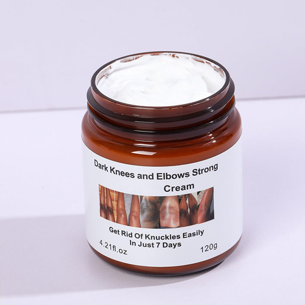 Dark Knees Remover texture close-up reveals creamy, fast-absorbing formula.