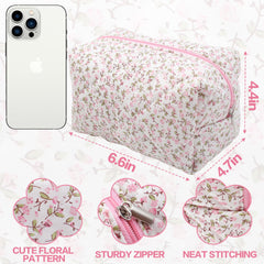 Dark Swan pink makeup bag zipper detail, secure metal zipper for reliable travel.