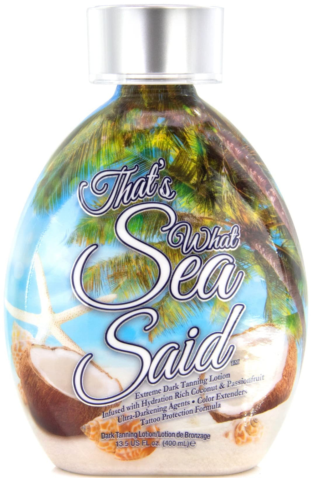 DARK TANS EXCLUSIVE lotion texture being applied to skin for even coverage.