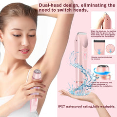 Darmave Silky Glow wet-dry shaver with IPX6 waterproof design