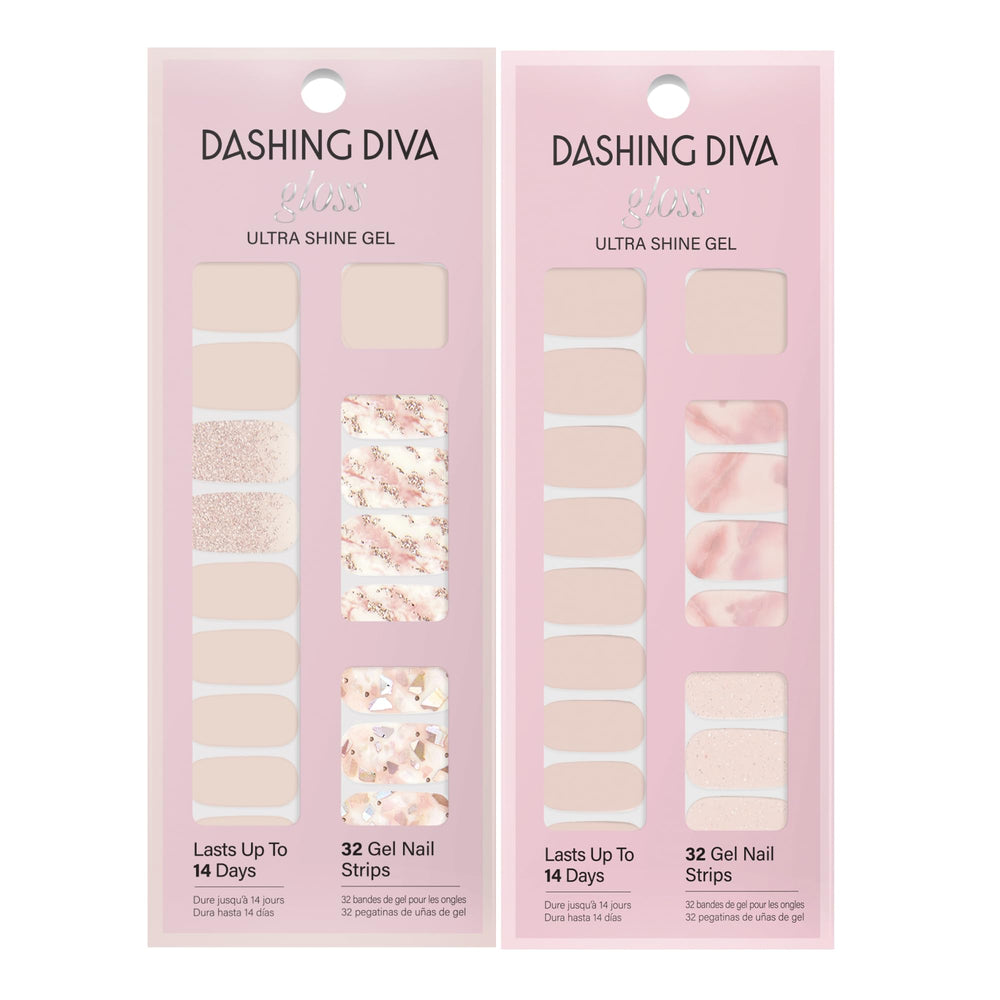 Dashing Diva each set contains 32 strips for many nail sizes