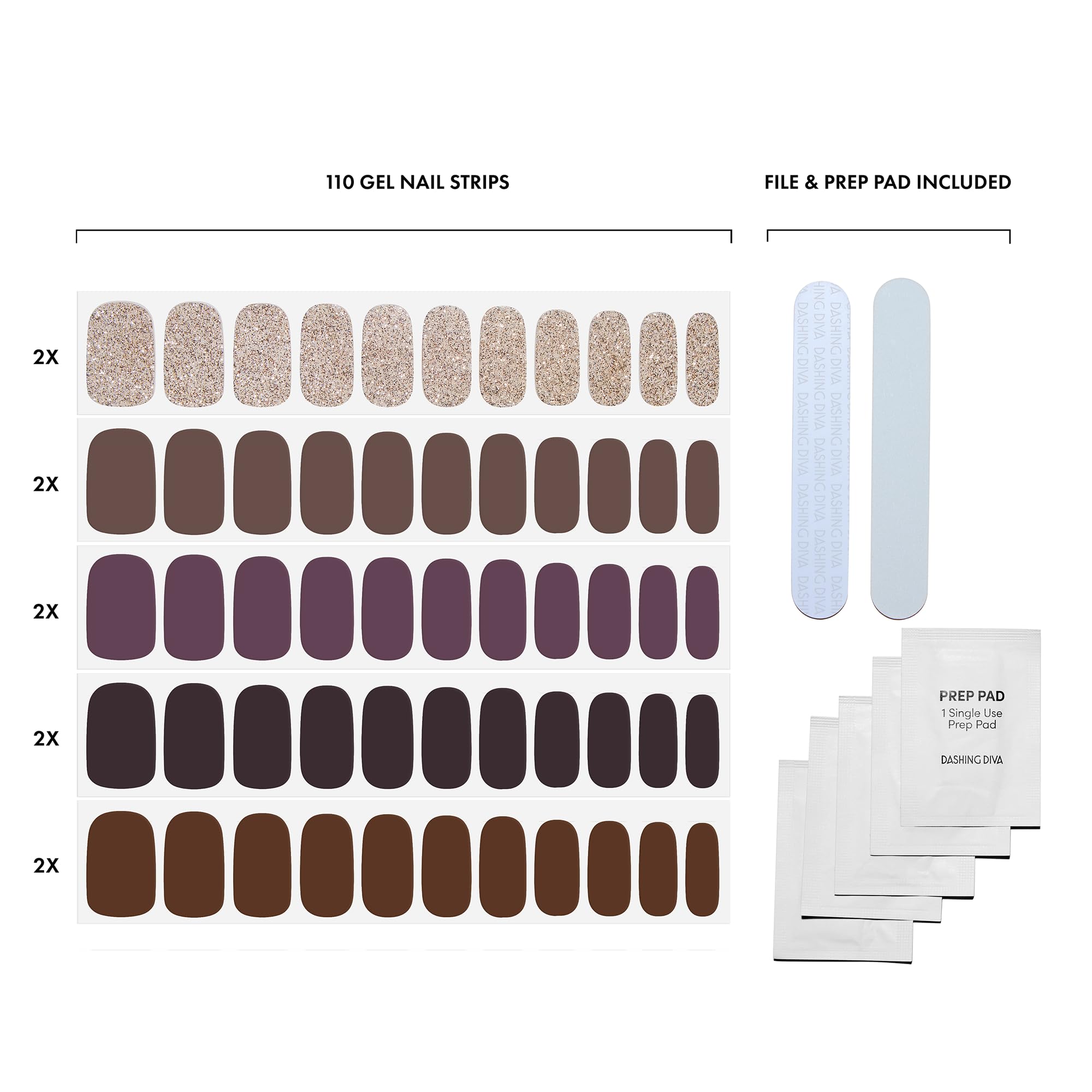 Dashing Diva Gloss Nail Strips application demo shows fast, tool-free manicure.
