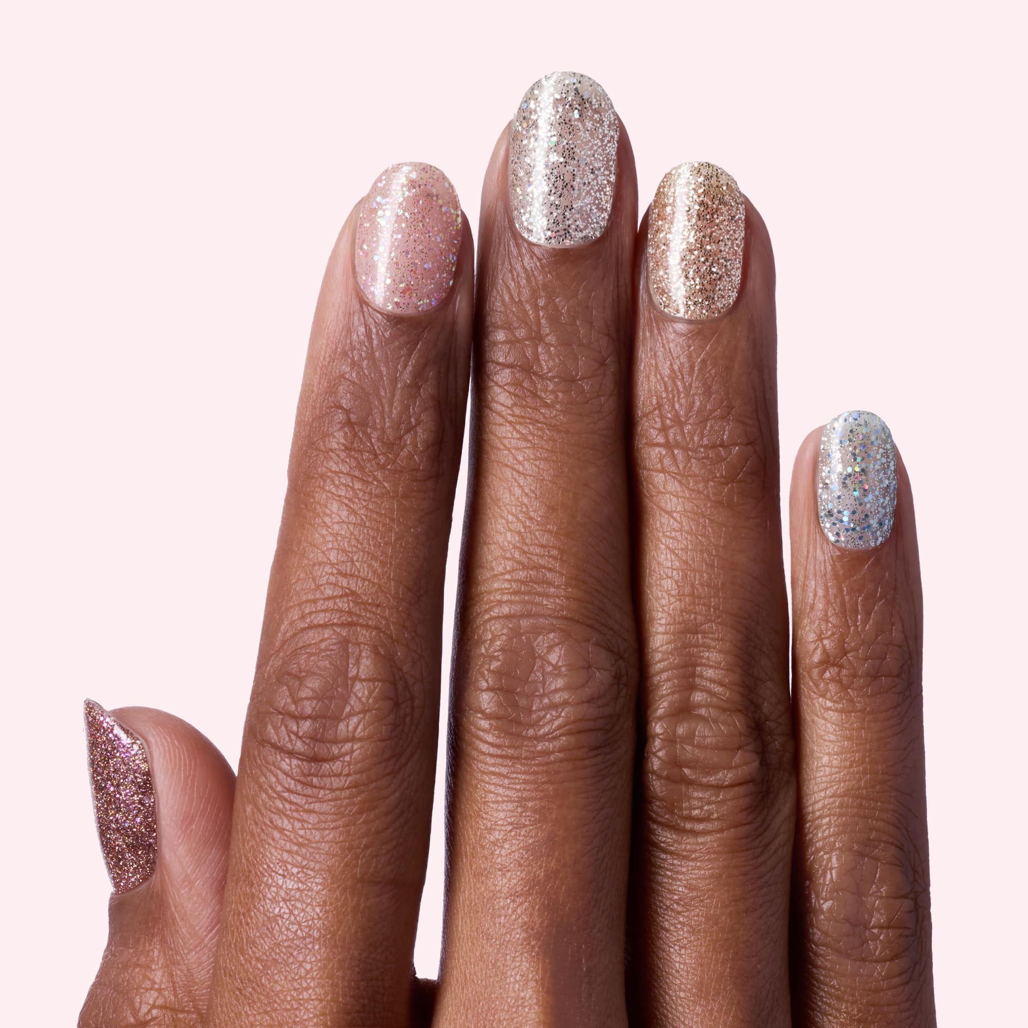 Dashing Diva Gloss Nail Strips application process shows quick mess free gel look