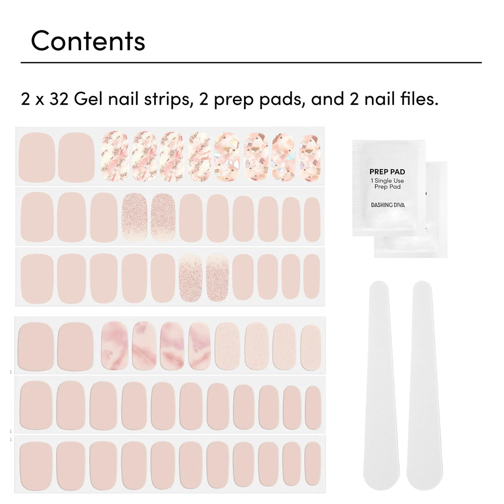 Dashing Diva chip-resistant gel strips stay looking fresh longer