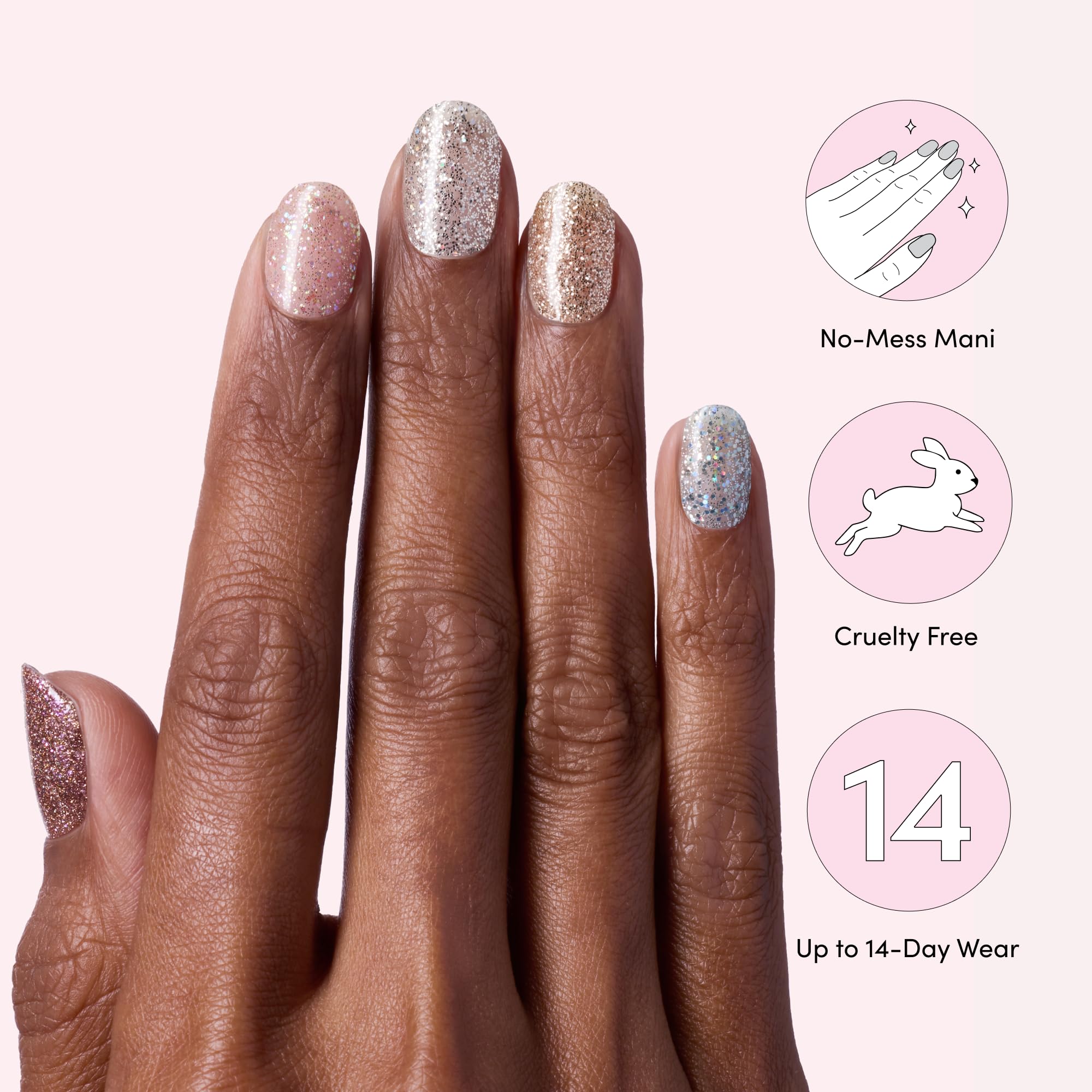 Dashing Diva Gloss Nail Strips UV free gel look finish