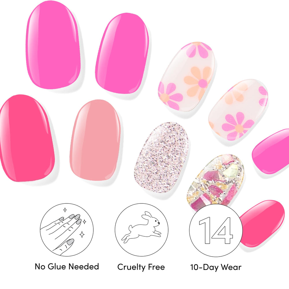 Dashing Diva long-lasting nail strips with durable chip resistance for two-week wear