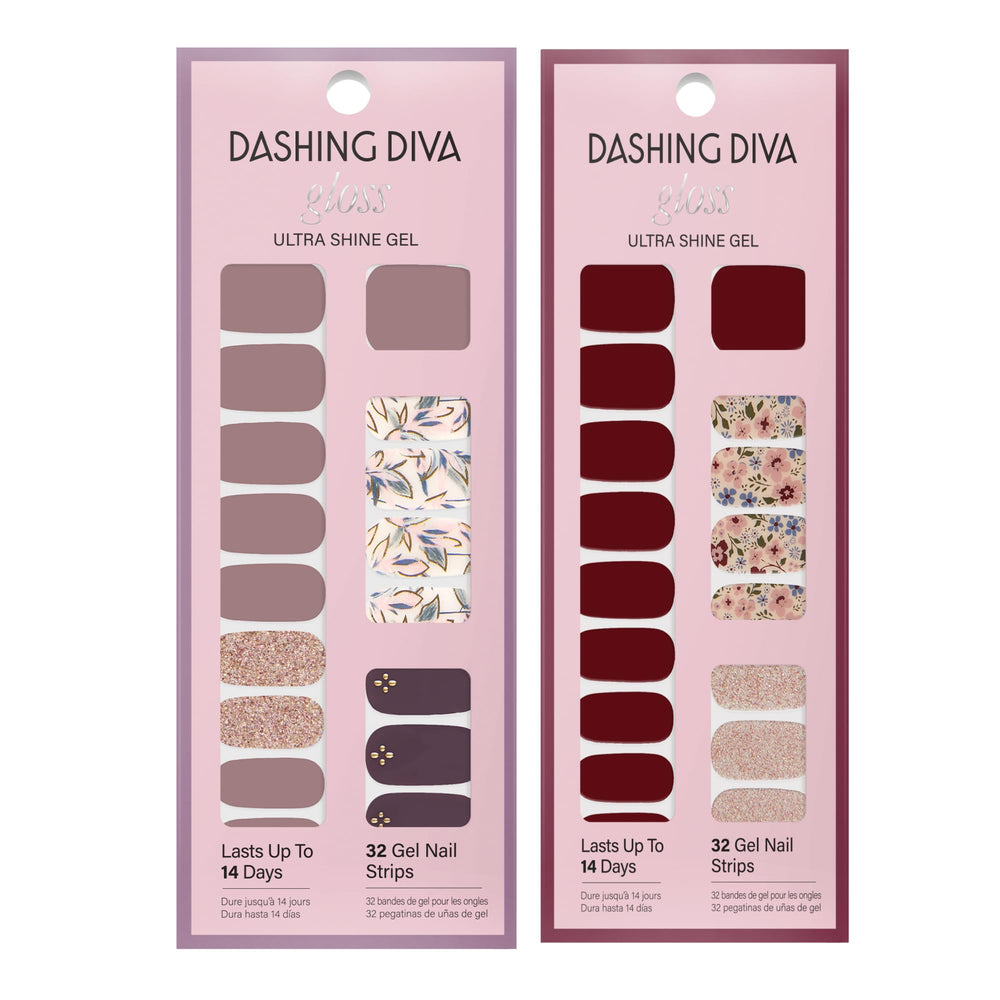 Dashing Diva prep pad and file provide clean, smooth nail prep.
