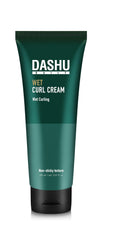 DASHU Daily Curl Cream bottle closeup showing lightweight, frizz-control formula.
