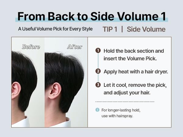 DASHU Daily Volume Pick bangs volume for fluffy fringe looks