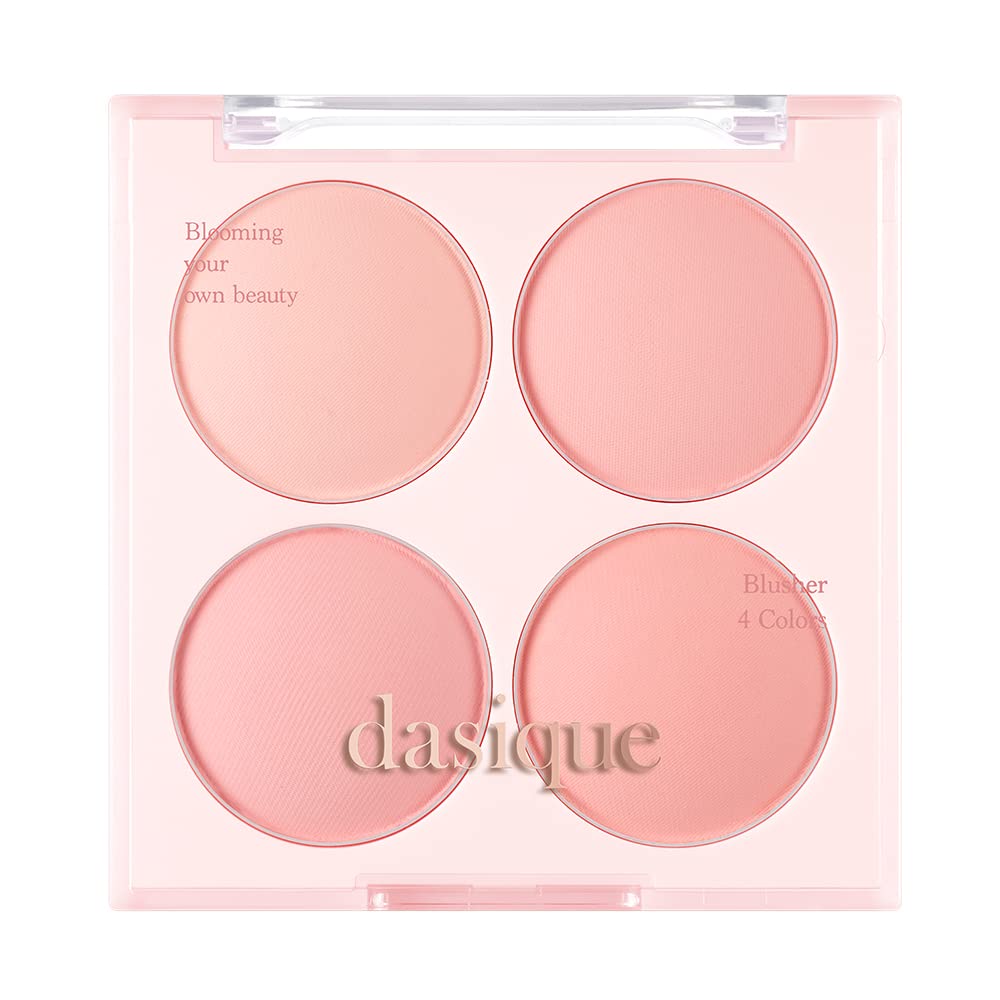Dasique Blending Mood Cheek Candy Berry palette with four blendable pinks for a rosy-cheek glow.