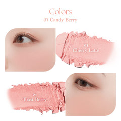 Dasique Blending Mood Cheek Candy Berry vegan-certified badge for clean beauty.