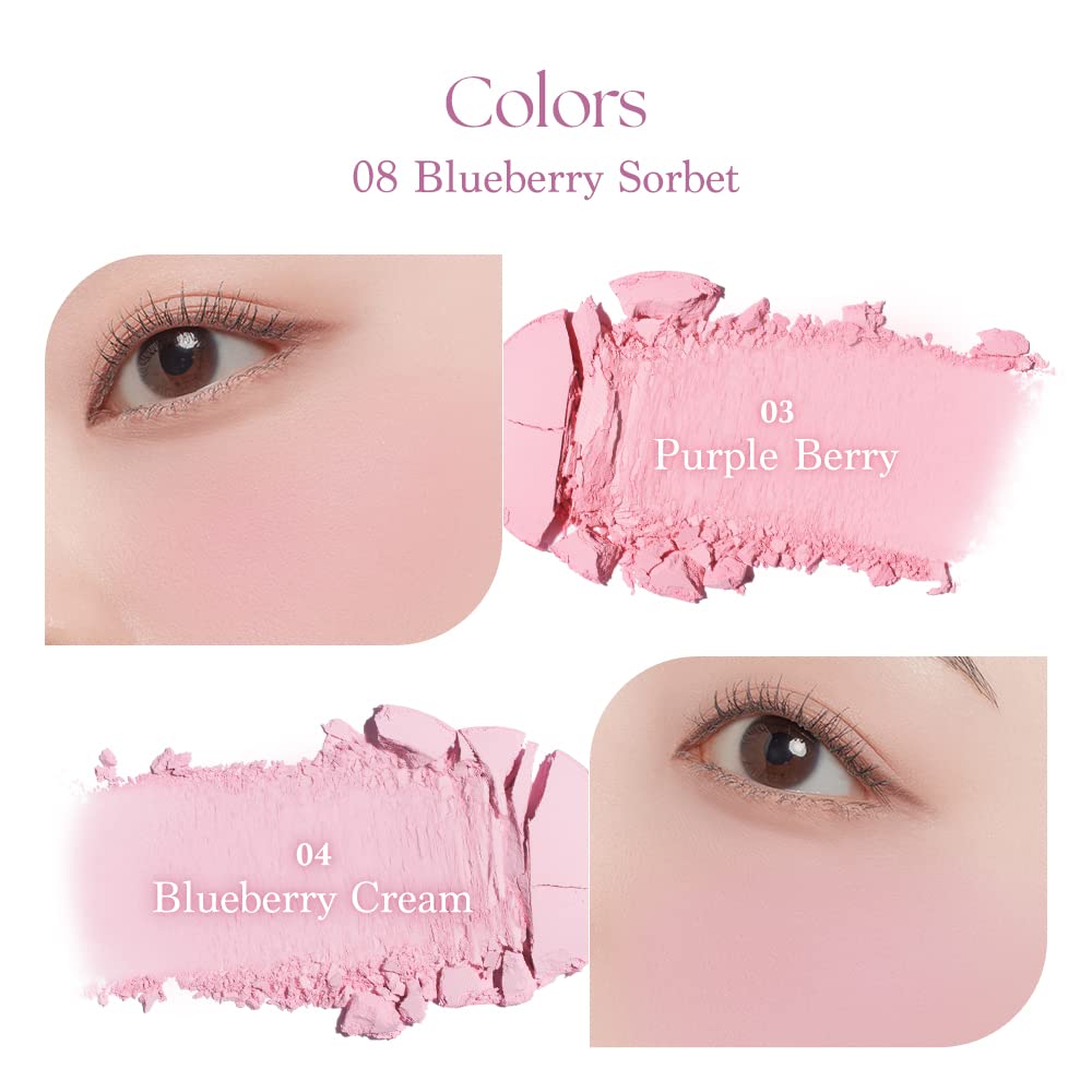 Dasique Blending Mood Cheek 08 compact-open reveals vegan-friendly packaging with compact portability.