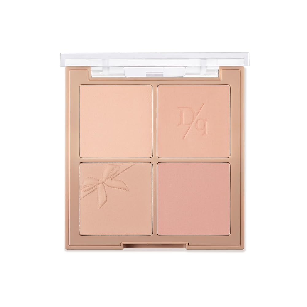 Dasique Blending Mood Cheek-10 Muted Nuts compact design for travel-friendly makeup.