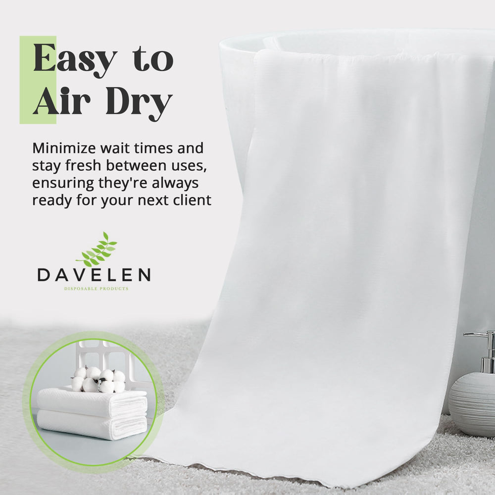 DAVELEN eco-friendly disposable towels emphasizing hygiene and sustainability