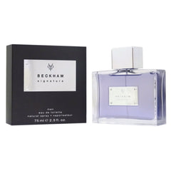 Beckham Signature spray shows easy application for romantic evenings and lasting scent.