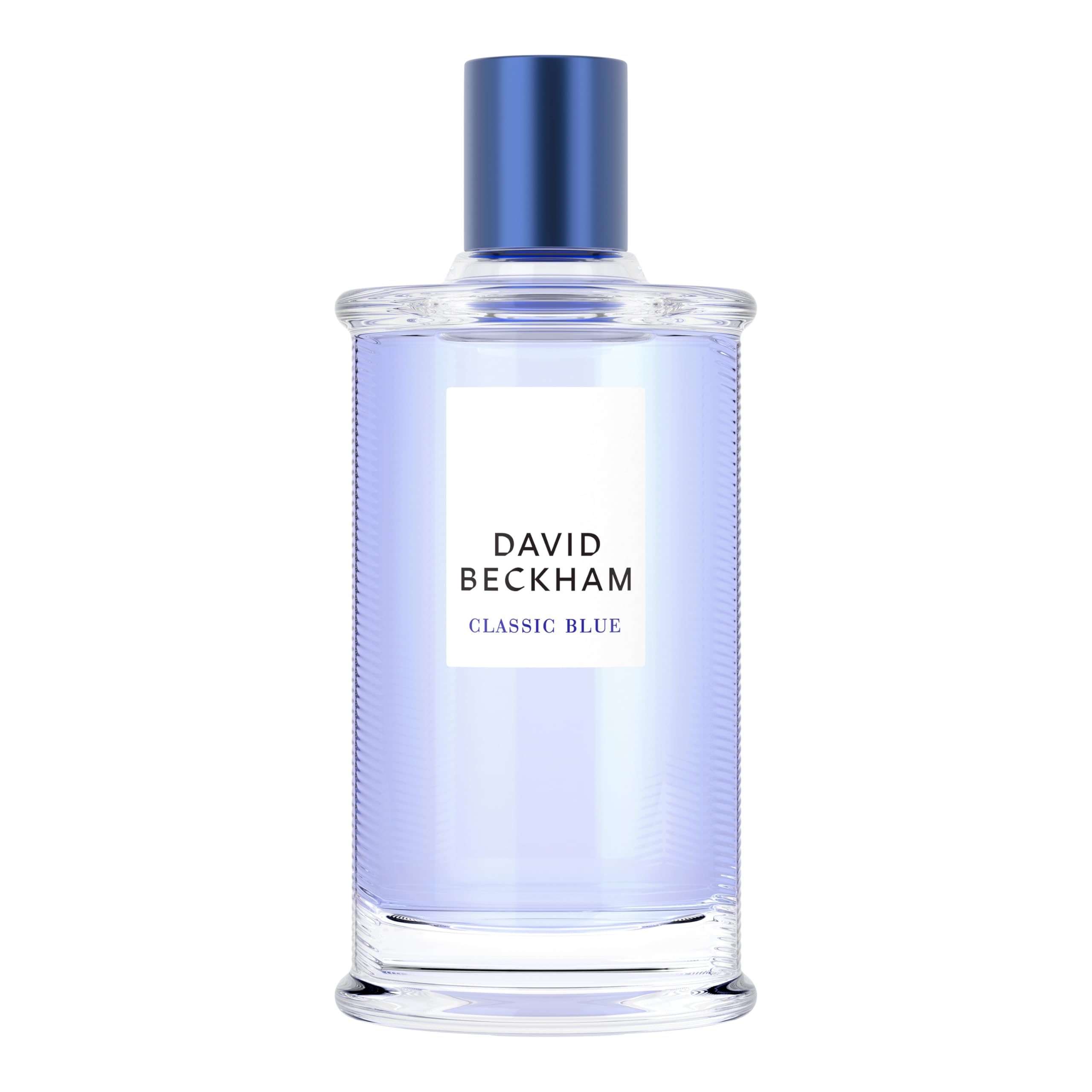 David Beckham Classic Blue bottle front view shows timeless masculine appeal and versatility