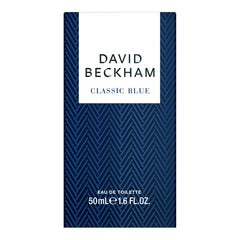 David Beckham Classic Blue juice close-up showing rich tones and bottle texture.