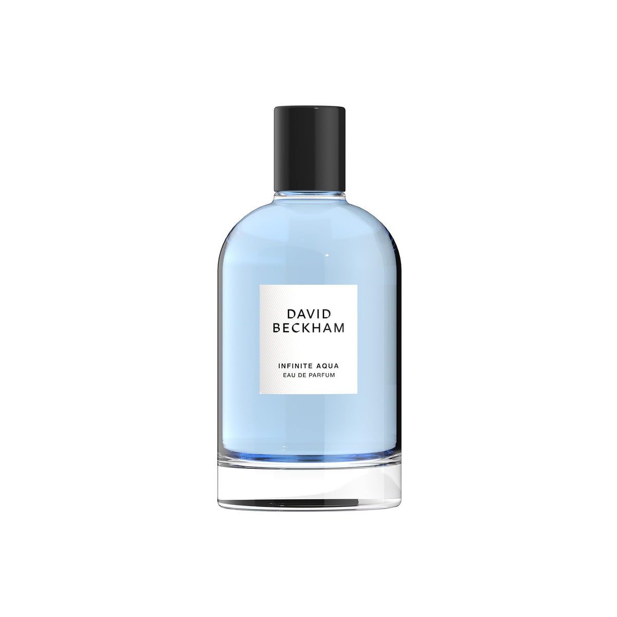 David Beckham Infinite Aqua bottle front view showing refreshing citrus for daily wear
