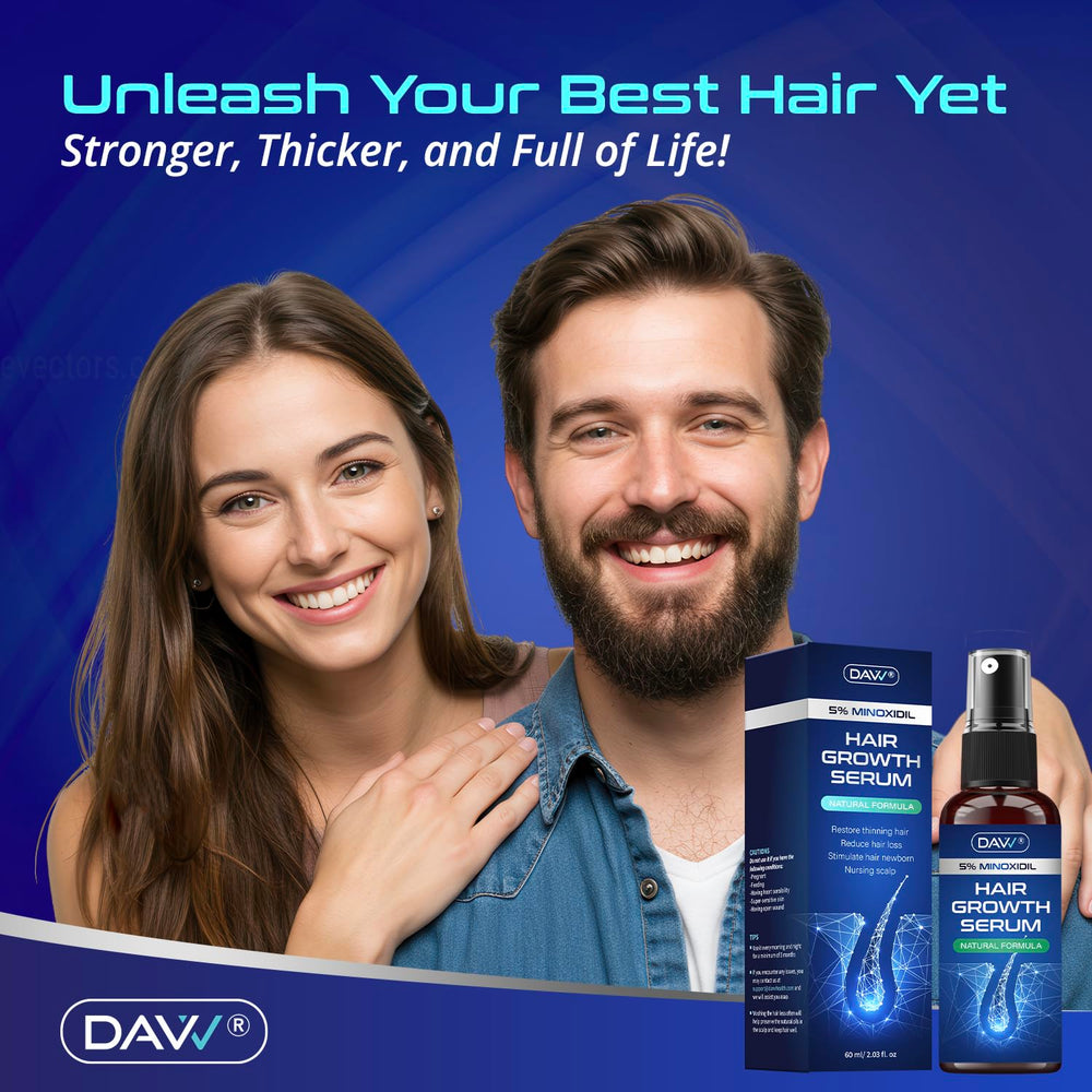 DAVV 60ml bottle packaging shown for easy daily use.