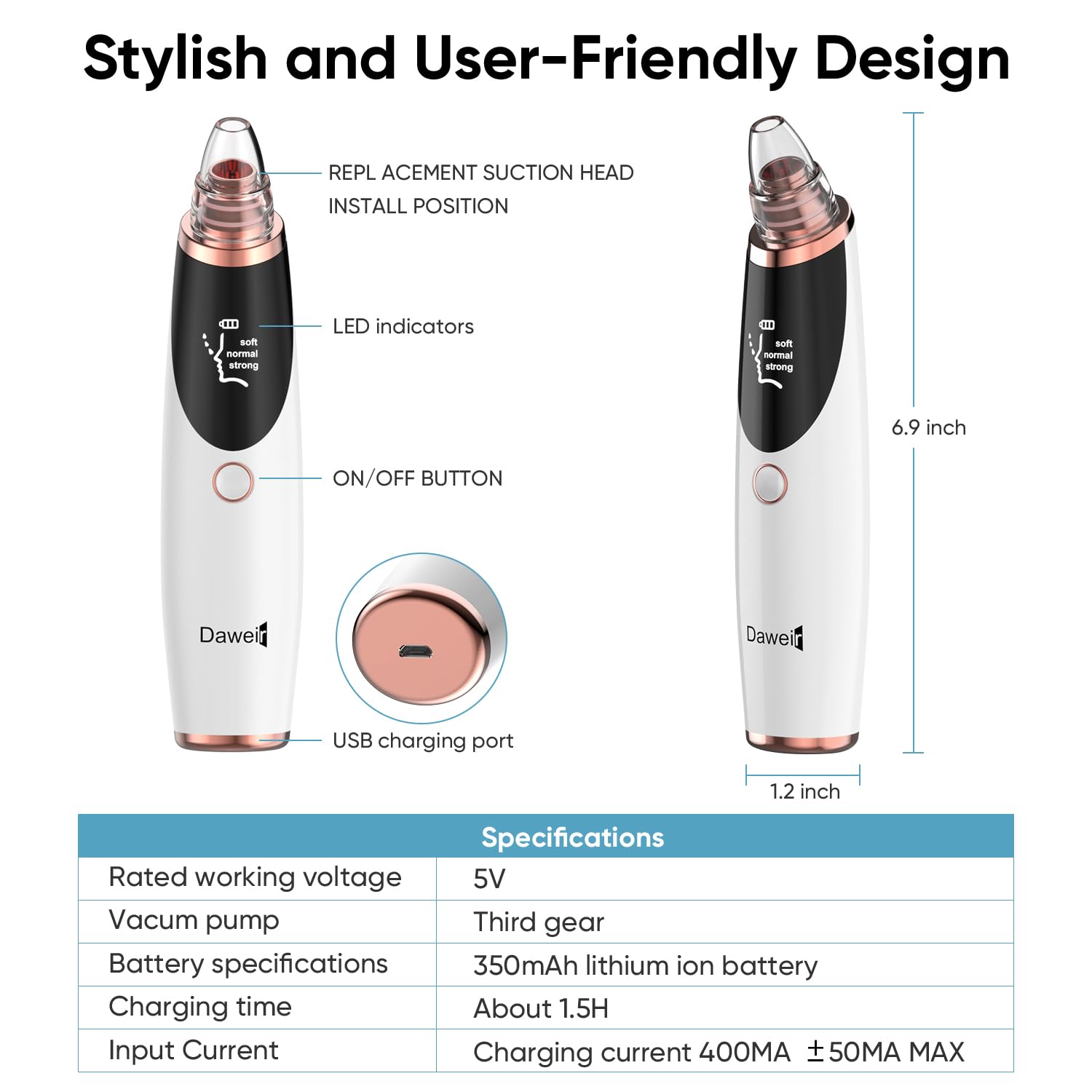 Daweir compact travel case shows compact design for on-the-go routines