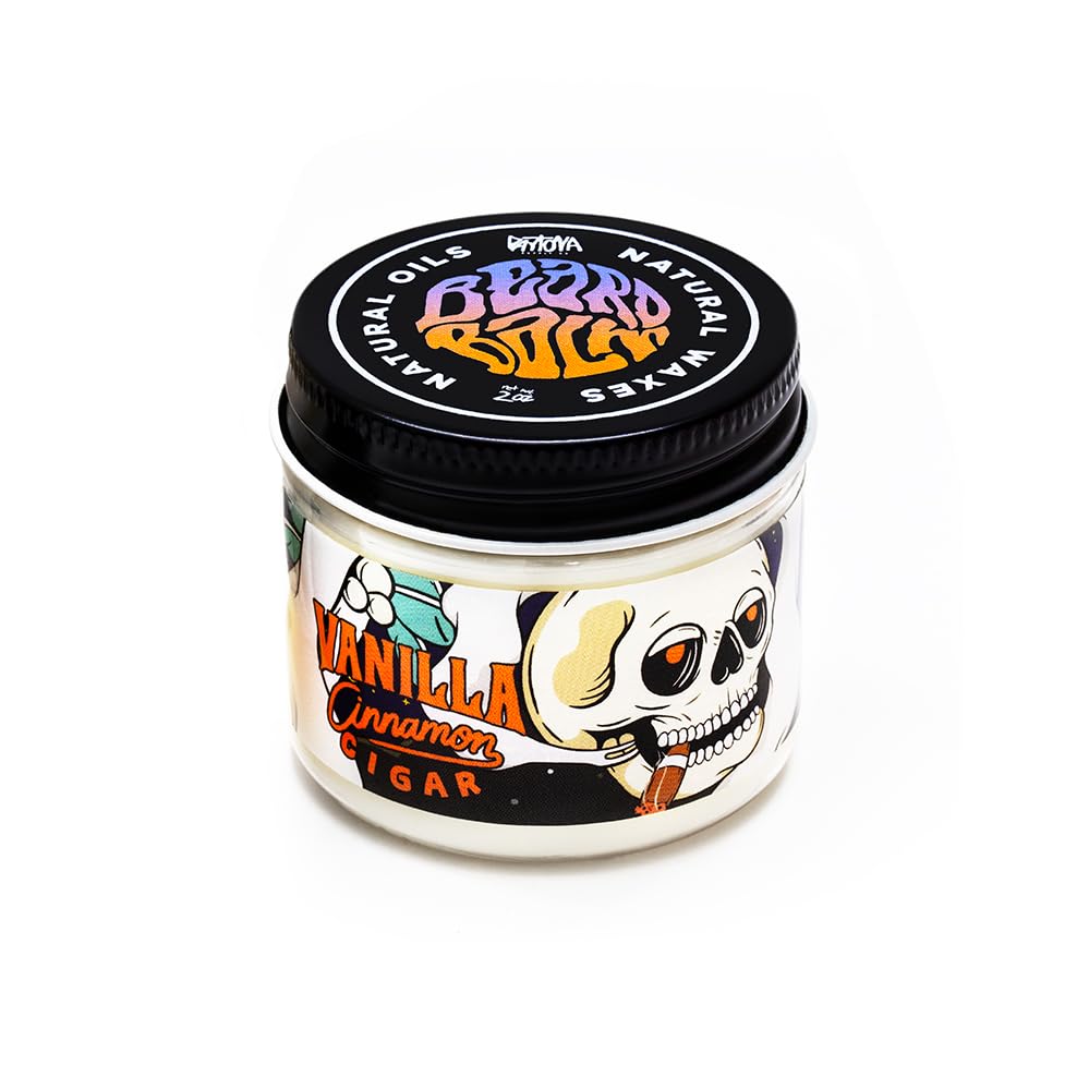 Daytona Supply Co beard balm Vanilla Cinnamon Cigar tub with creamy texture for easy styling