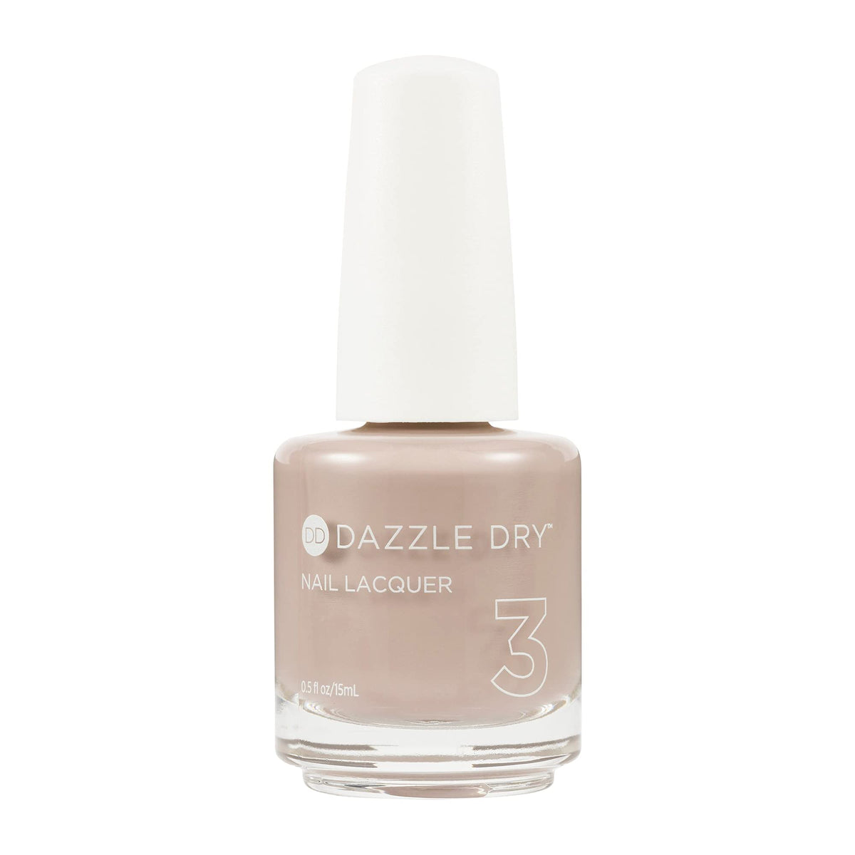 Dazzle Dry Broadway Beige bottle front for quick-dry, even coverage.