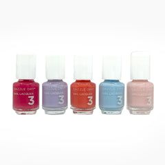Dazzle Dry Happy Hues Mini Flight shows five shades for salon-quality at-home manicures.