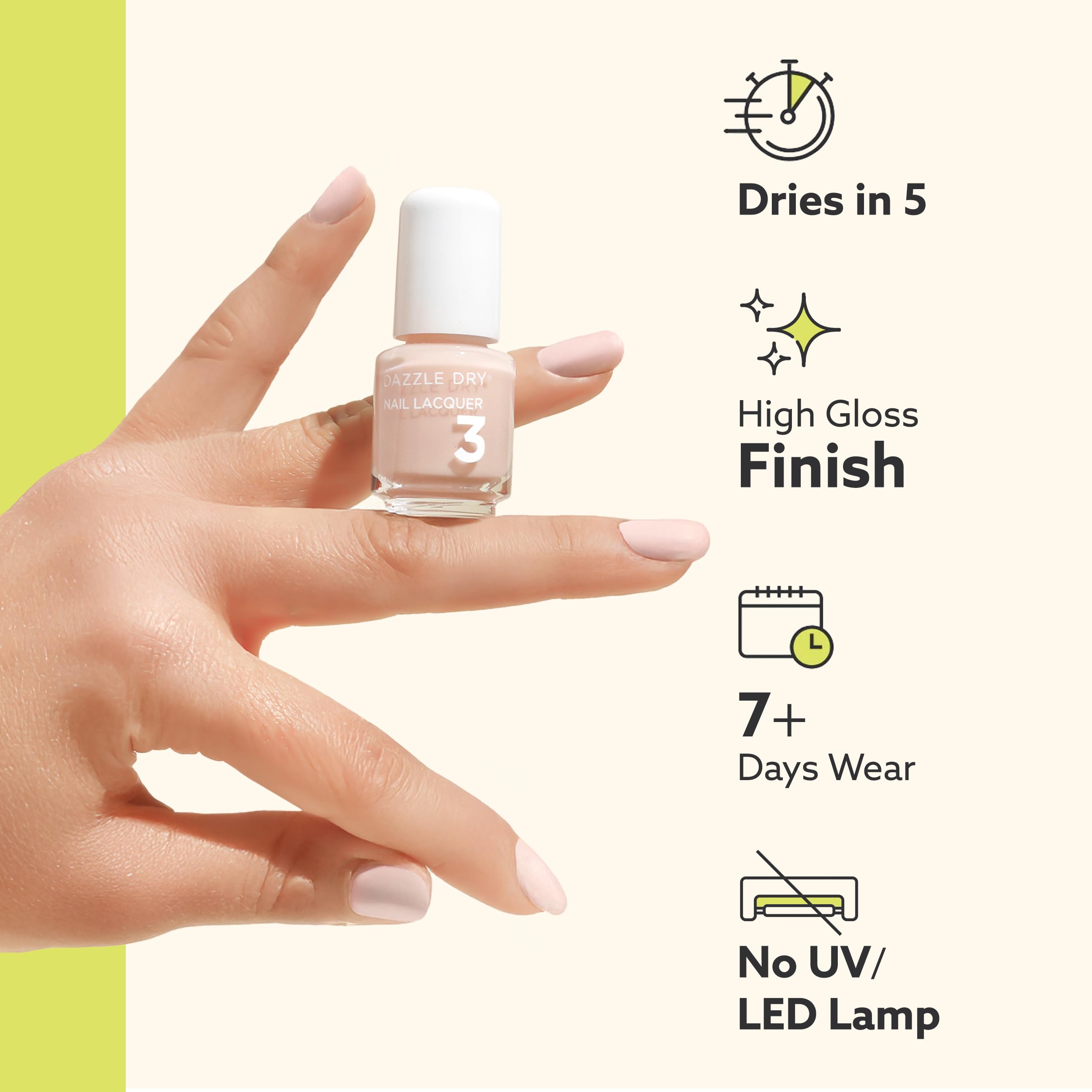 Dazzle Dry Lodge Life fern mini highlights a nature-inspired fern green shade.