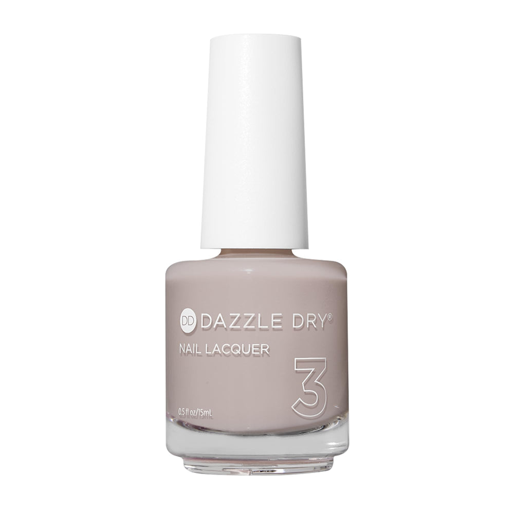 Dazzle Dry Chiffon Moment bottle shows sheer warm taupe for versatile nails