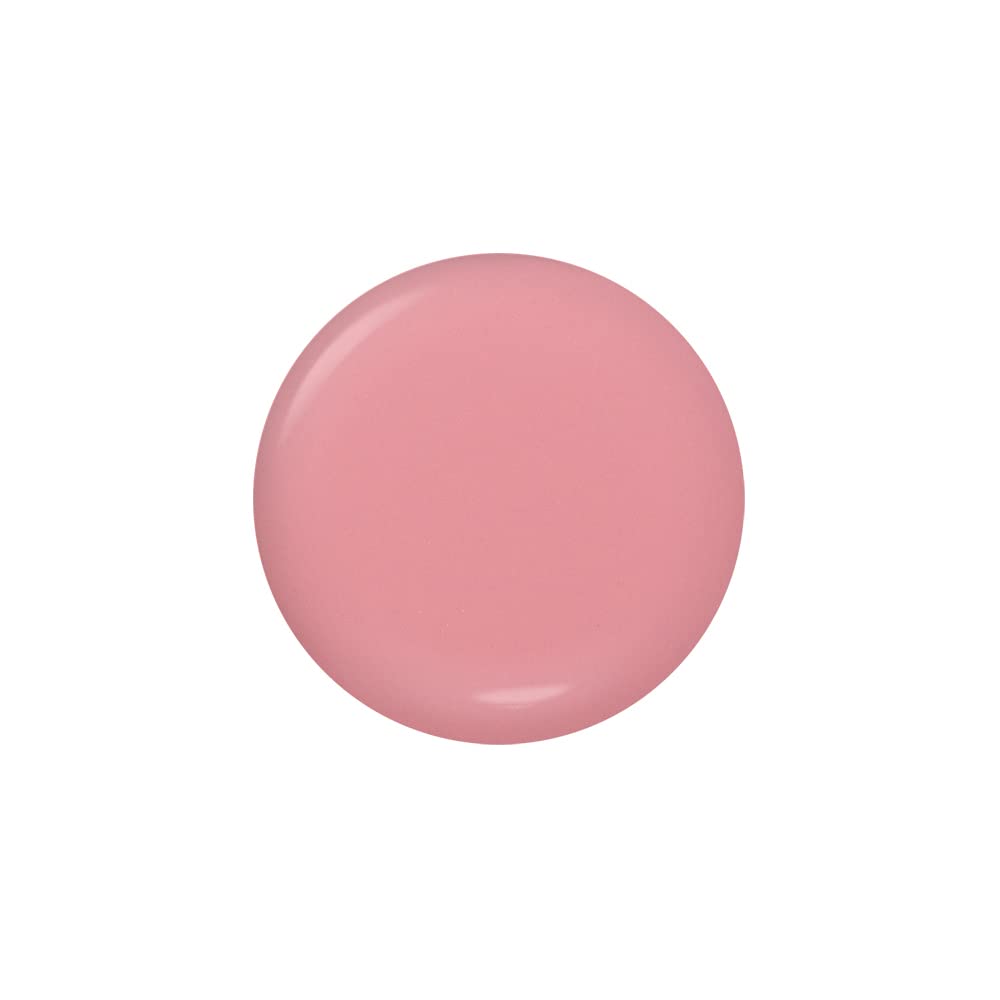 Dazzle Dry Less is Mauve brush demonstrates smooth, even coverage for at-home manicures.